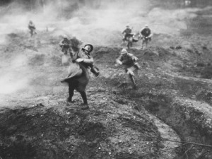 Soldiers shot down in No Man's Land