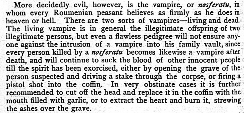 Transylvanian Superstitions Nosferatu Extract
