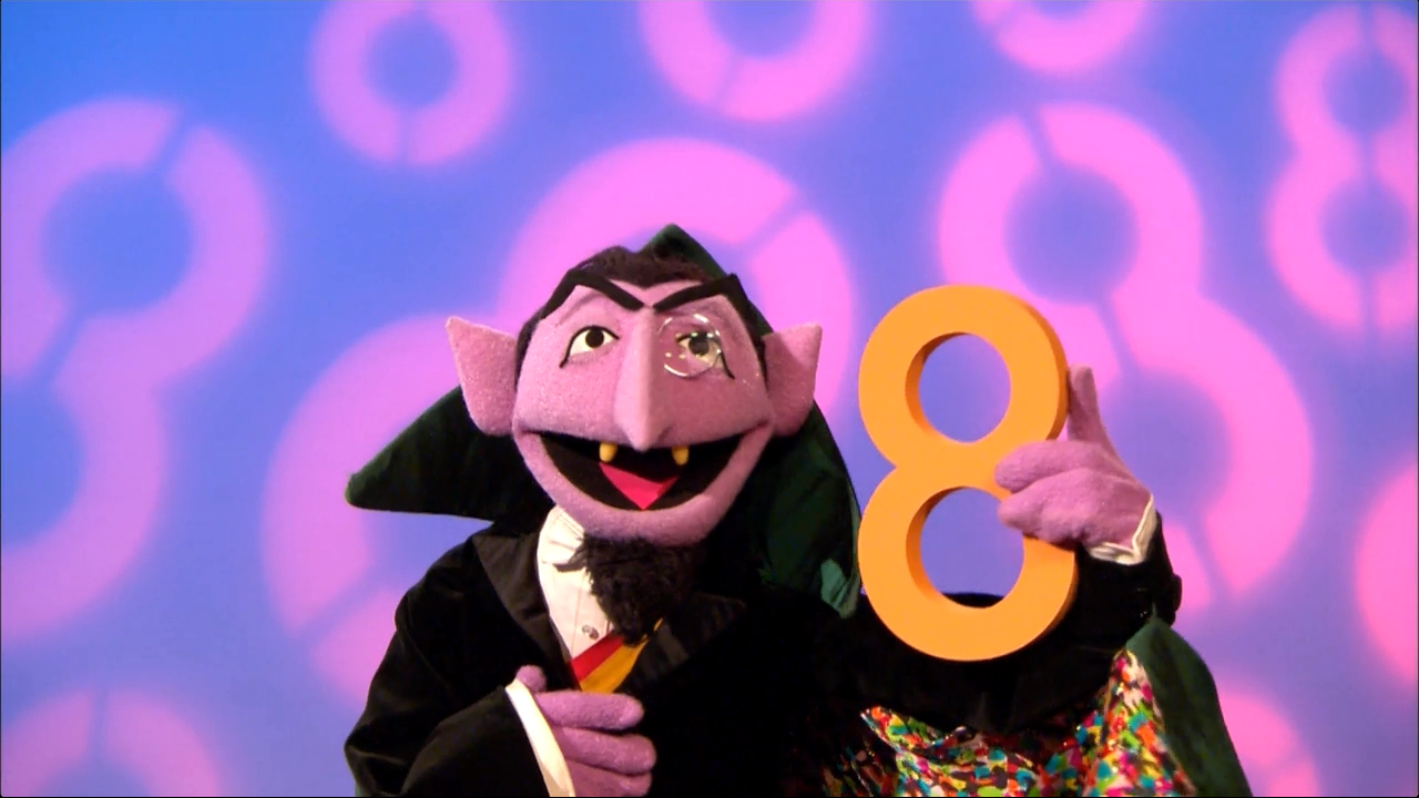 Count von Count sings his signature song, "Eight Is Great." 