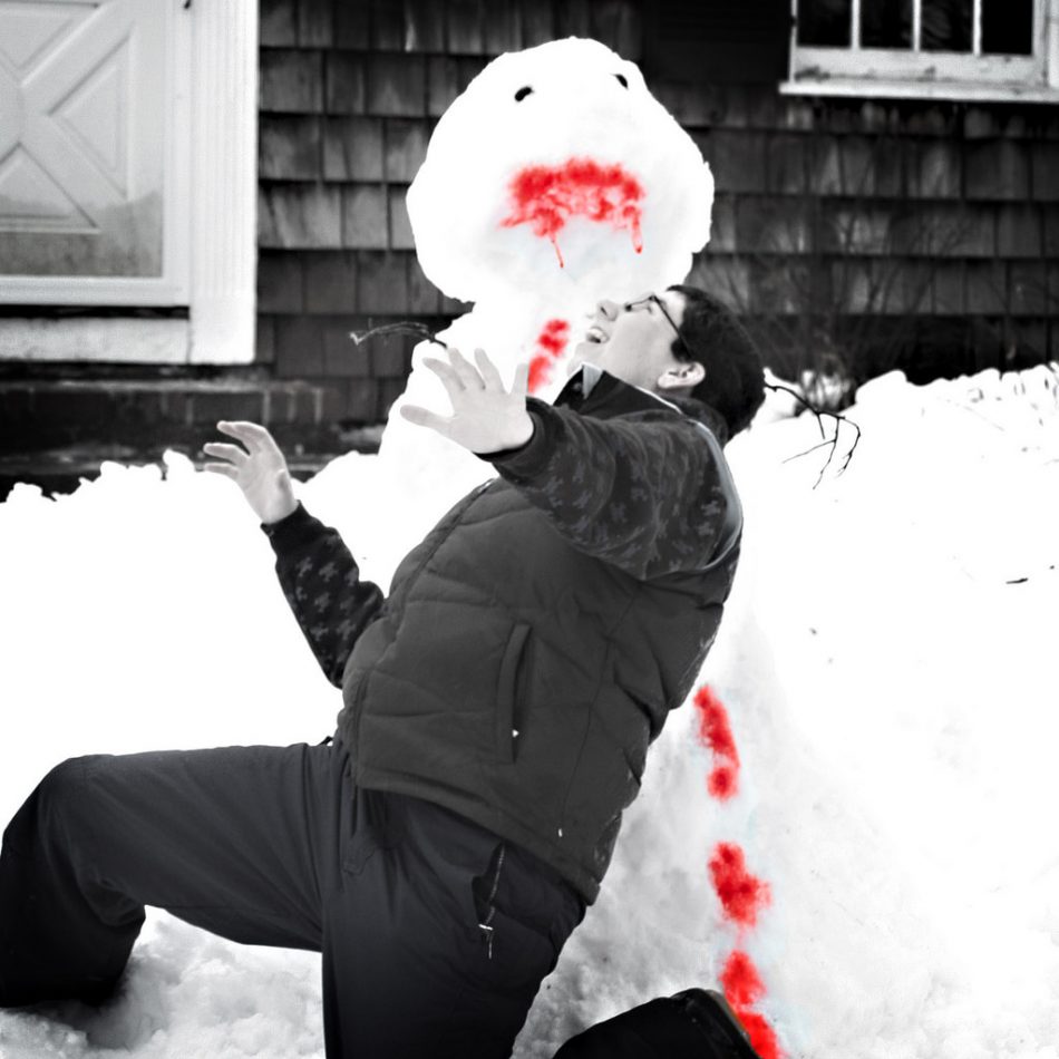 bloody snowman