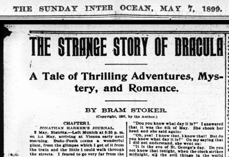 World Dracula Day EXCLUSIVE: Earliest American Serialisation of Dracula ...